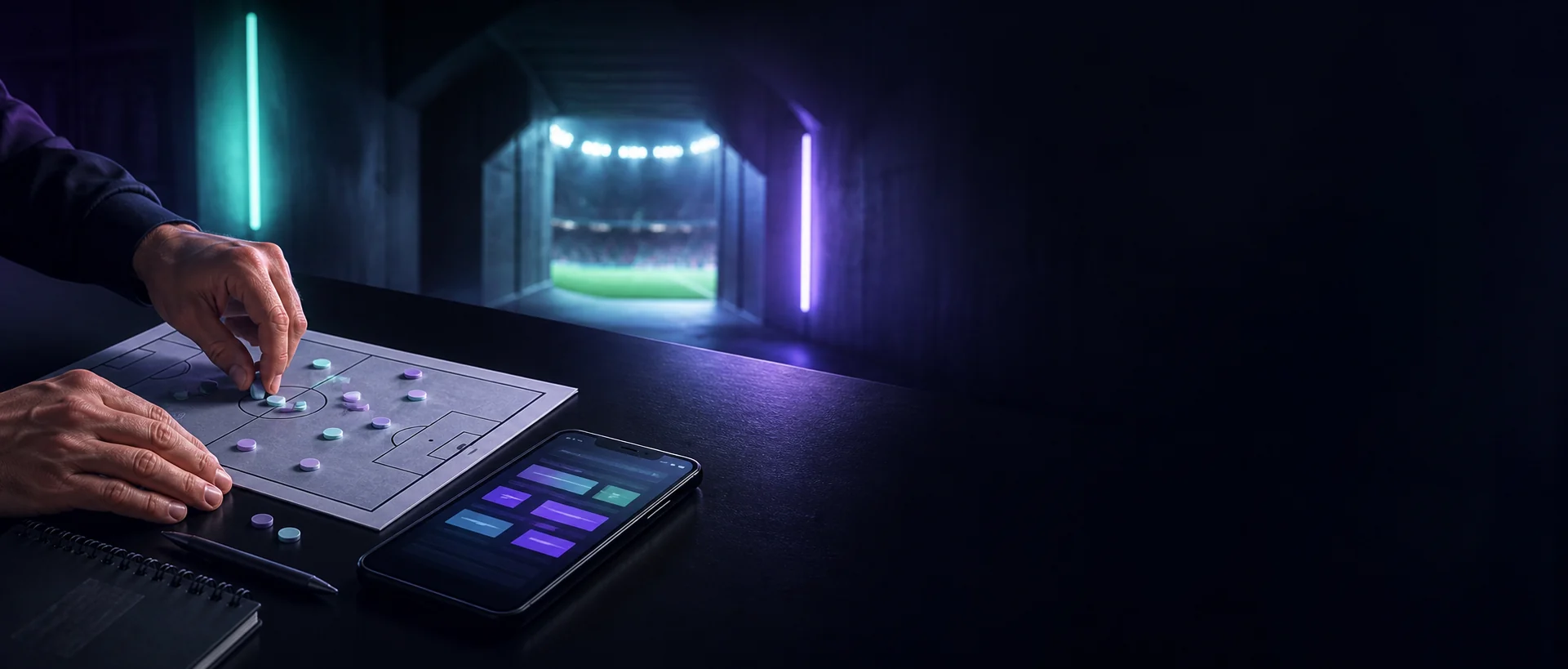 Planificación de una apuesta deportiva con celular